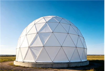 Radome s 3,5-metrovým priestorovým rámom